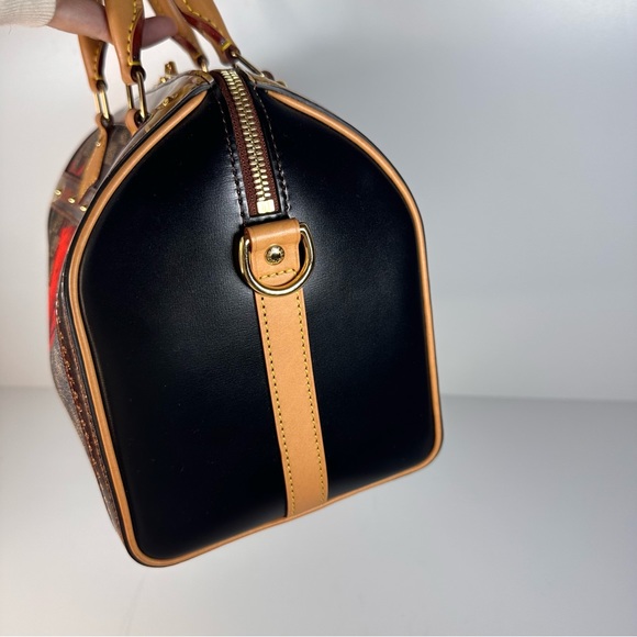 Louis Vuitton Damier Ebene Time Trunk Speedy Bandouliere 25 - Picture 7 of 15